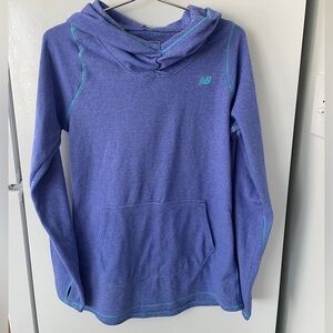 New Balance Blue Hoodie with Teal Details